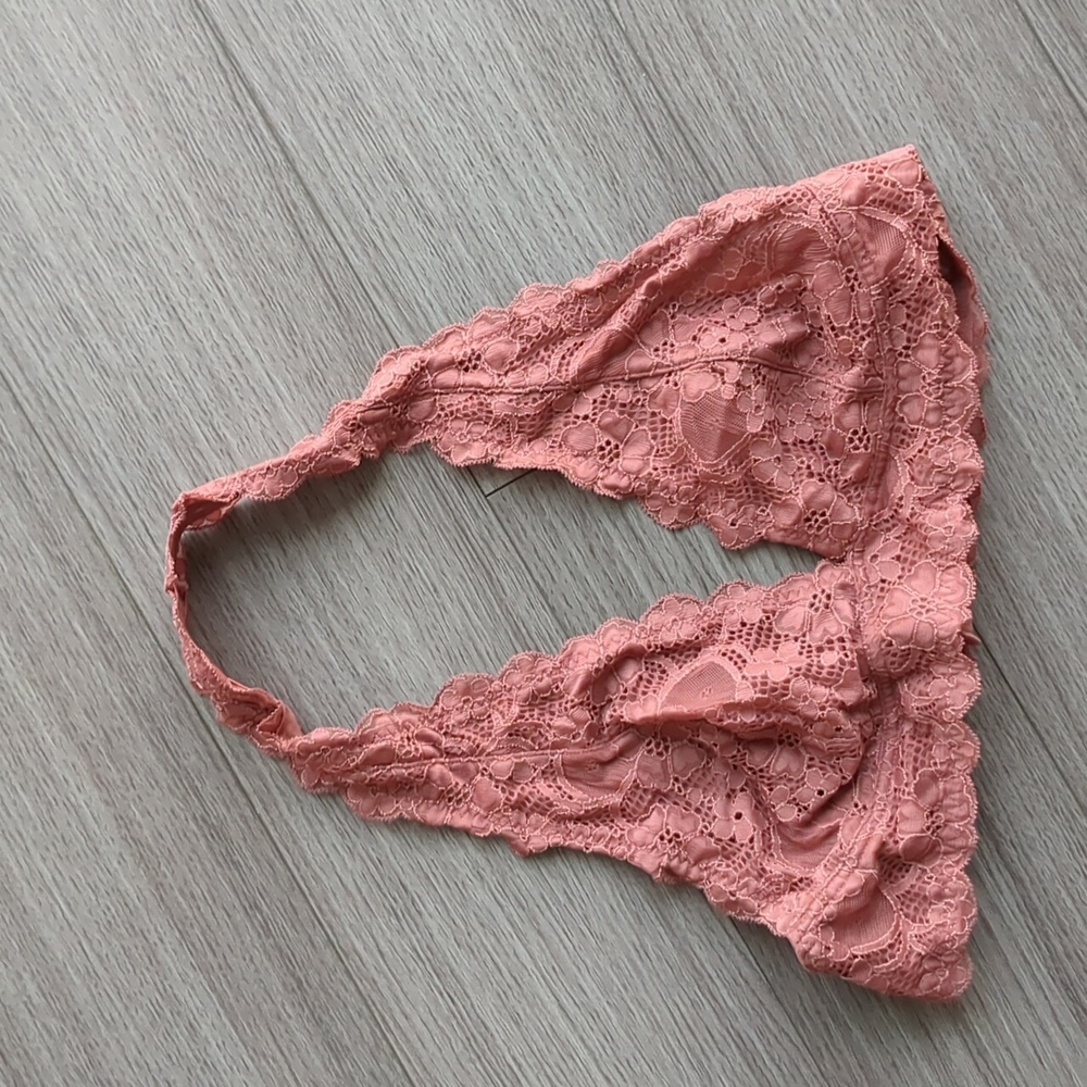 Free People lace halter bralette